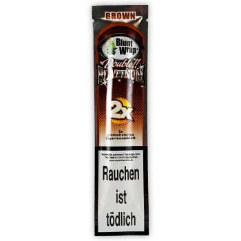 Blunt Wraps Double Platinum Brown 2er Pack Schokolade Aroma 1